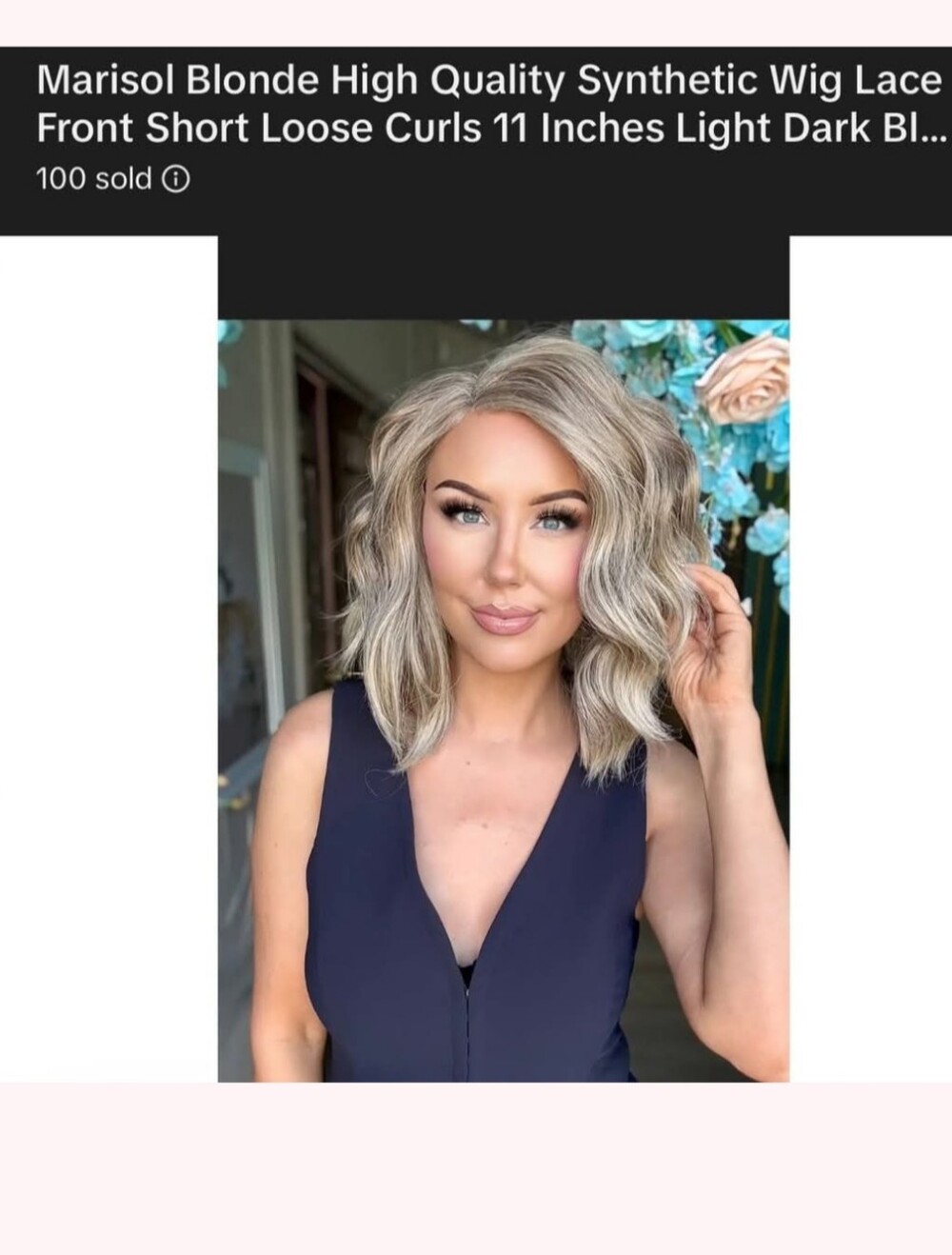 Chelsey Smith Crowns Marisol Blonde Synthetic Wig. Reg $115 - Picture 2 of 11